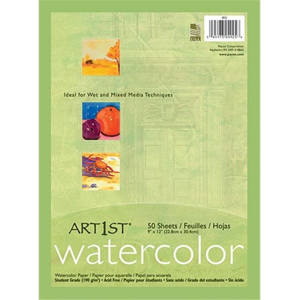 Pacon Corporation Pacon Corporation Pac4925 Art1St Watercolor Pads 9 X 12 PAC4925 - main